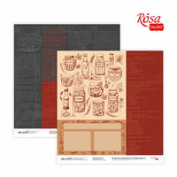 Scrapbooking-Papier 30,48 x 30,48 cm Recipe Book | verschiedene Motive — Bild 3