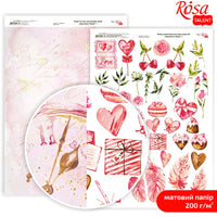 Scrapbooking-Papier Love Mood A4 | verschiedene Motive — Bild 6