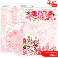 Scrapbooking-Papier Love Mood A4 | verschiedene Motive — Bild 1