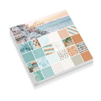 Scrapbooking-Papierblock mit maritimen Motiven für kreative Bastelprojekte | ARTMIE