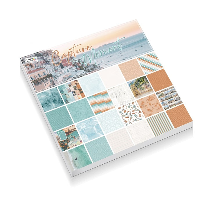 Scrapbooking-Papierblock mit maritimen Motiven für kreative Bastelprojekte | ARTMIE