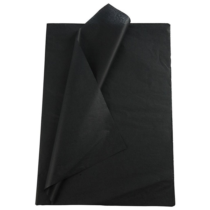 Seidenpapier 50 x 70 cm - 25 Blatt – schwarz