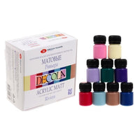 Decola Set mit matten Acrylfarben 9x20 ml | verschiedene Sets | Riviera