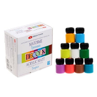 Decola Set mit matten Acrylfarben 9x20 ml | verschiedene Sets | Tropics