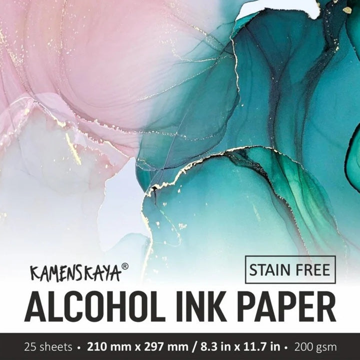 Synthetikpapier-Set für Alkohol-Tinten von KAMENSKAYA | verschiedene Größen