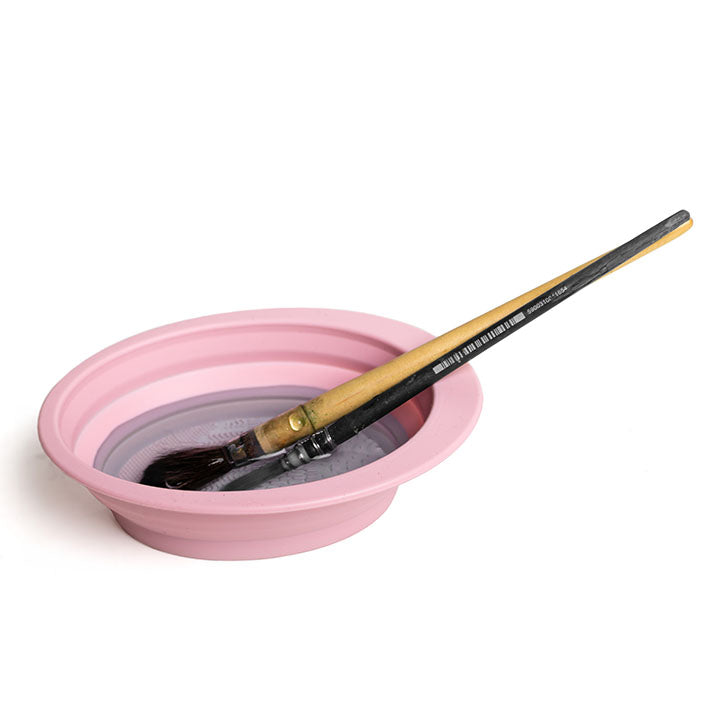 Faltbarer Silikon-Wasserbecher für Pinsel | verschiedene Farben — Bild 4