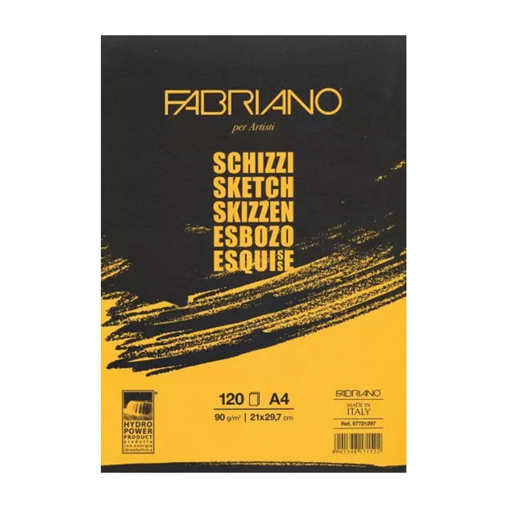 FABRIANO SKETCH Skizzenblock – geleimt | verschiedene Formate | A4