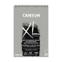 Skizzenblock CANSON XL Touch grau 160 g/m² A4 – A3 - 40 Blatt