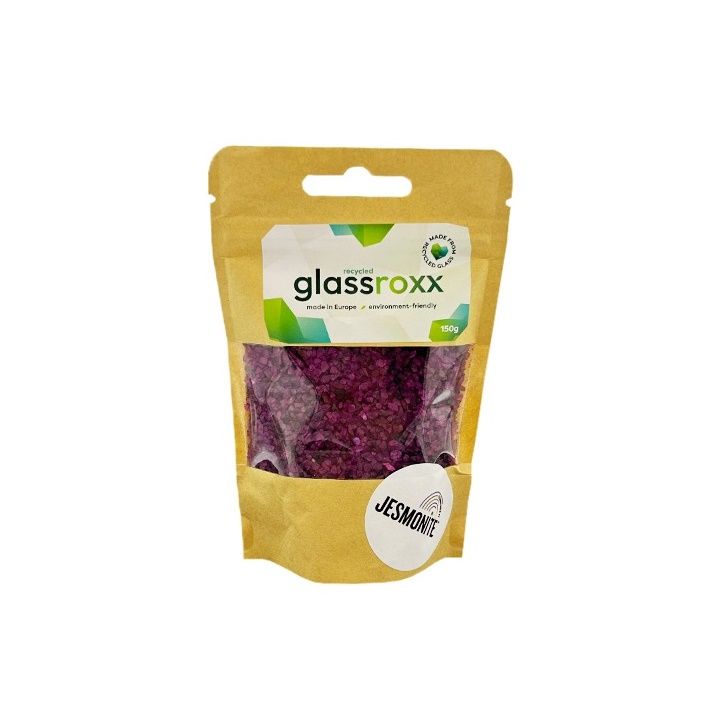 Glassroxx Jesmonite Glasgranulat 150 g – Lavendelviolett