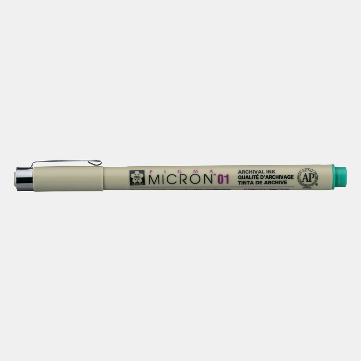SAKURA Pigma Micron Fineliner GRÜN – 01 0,25 mm