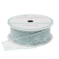 Spitzenband 25 mm x 2 m | verschiedene Farben — Bild 5