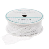 Spitzenband 25 mm x 2 m | verschiedene Farben — Bild 6