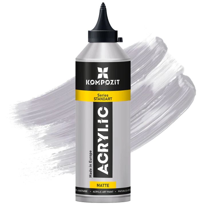 STANDART Kompozit Metallic-Acrylfarbe 500 ml – 91 Silber