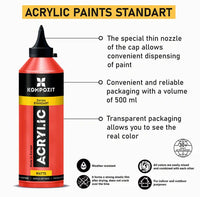 STANDART Kompozit Metallic-Acrylfarbe 500 ml