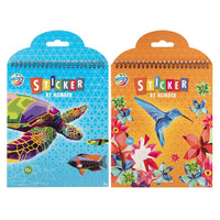 Kreatives Sticker by Number Set mit 12 Tiermotiven zum Basteln | ARTMIE
