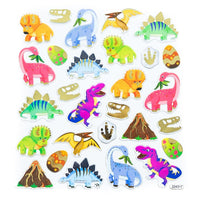 Bunte Dinosaurier-Sticker für kreative Bastelprojekte | ARTMIE