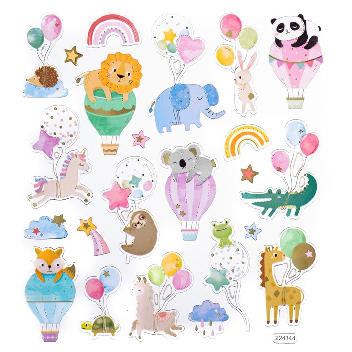 Party-Sticker mit Golddetails für Scrapbooking und Dekoration | ARTMIE
