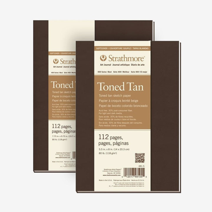 Strathmore Art Journal Toned Tan Softcover Skizzenbuch | ARTMIE