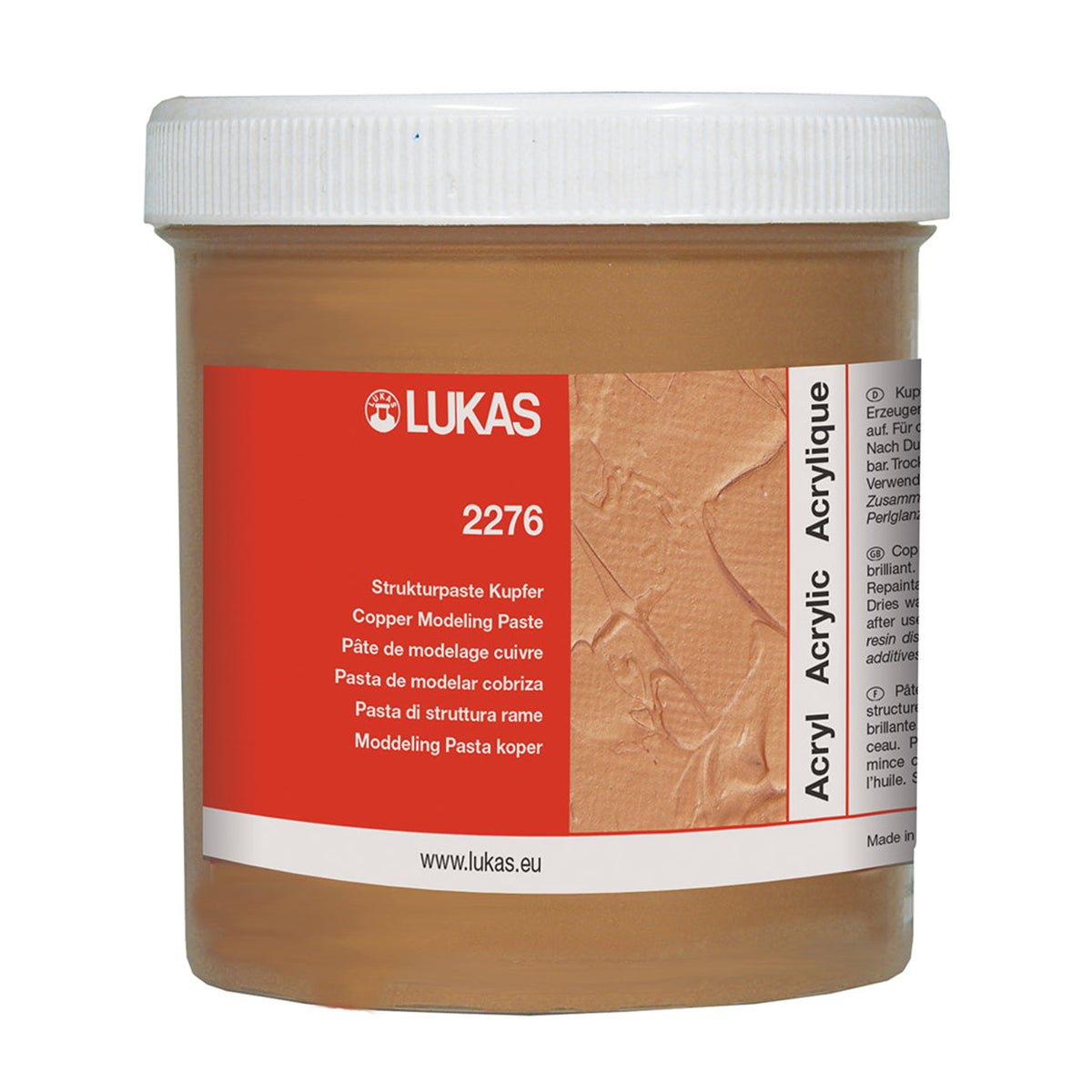 Strukturpaste LUKAS Kupfer 250 ml