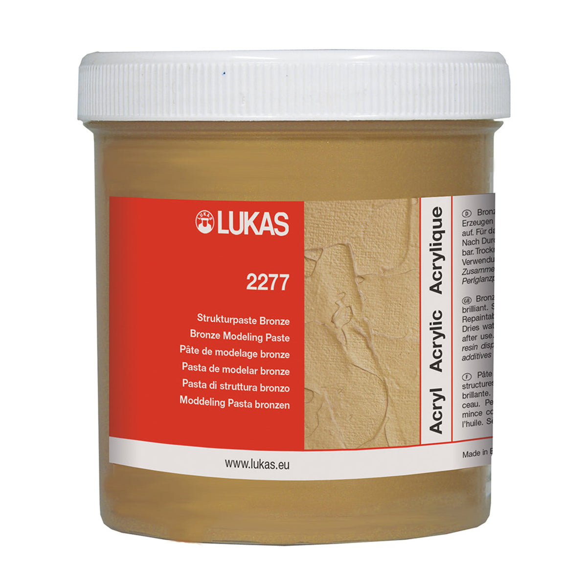 Strukturpaste LUKAS Metallic 250 ml – Bronze