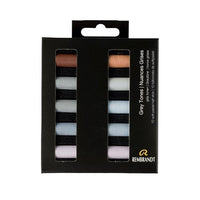 Rembrandt Softpastelle 10er Set – Grau Tones