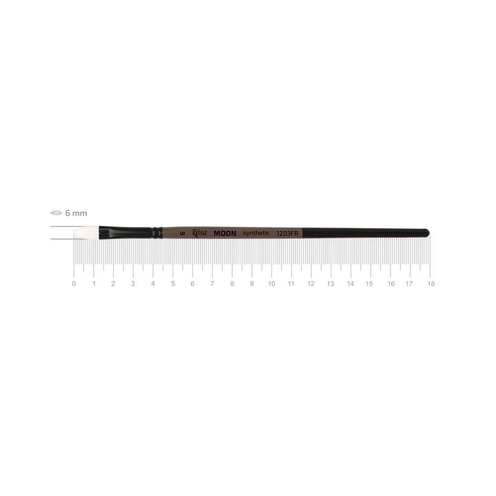 Synthetischer Oval-Pinsel ROSA MOON 1203FR | verschiedene Größen — Bild 6