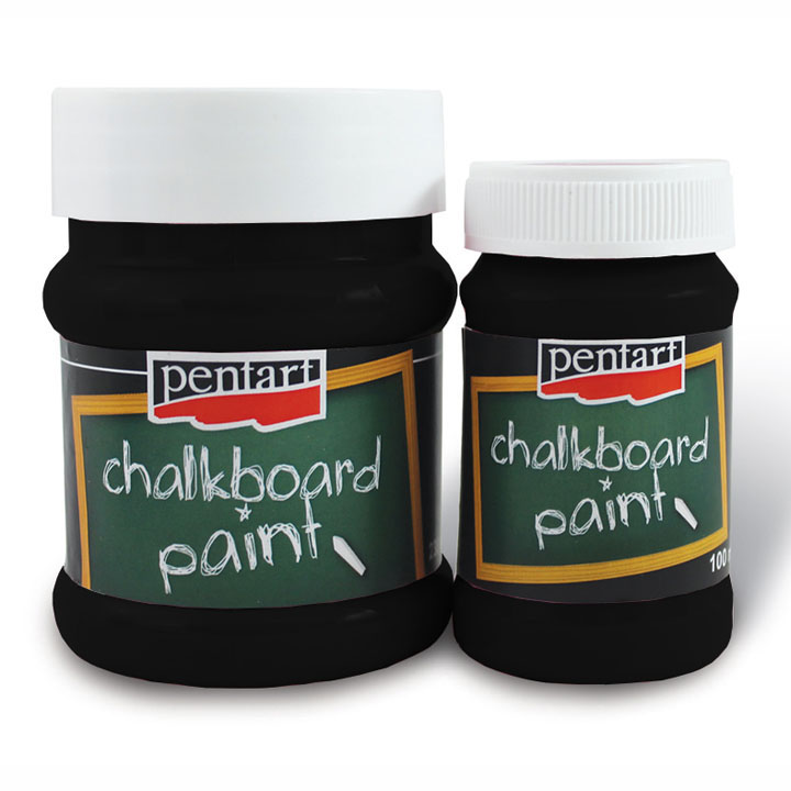 PENTART Tafelfarbe 100 ml | verschiedene Farben | 21089 - metallic schwarz
