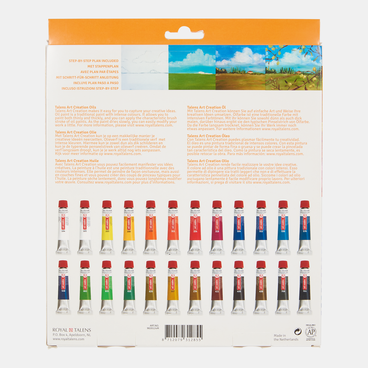 ROYAL TALENS Art Creation Ölfarben-Set 24 x 12 ml