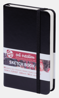 Skizzenbuch ROYAL TALENS Art Creation Black 9 x 14 cm, 140 g, 90 Blatt