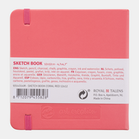 Talens Art Creation Skizzenbuch Coral 12 x 12 cm, 140 g, 80 Blatt, Hardcover