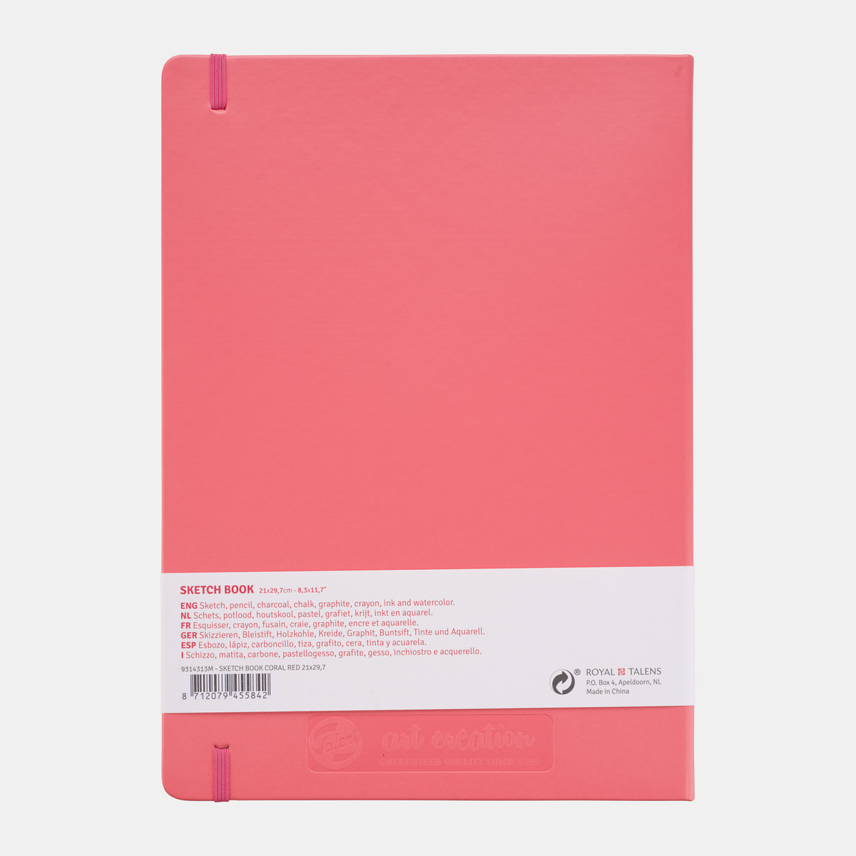 Skizzenbuch ROYAL TALENS Art Creation Coral 21 x 30 cm 140 g 80 Blatt Hardcover