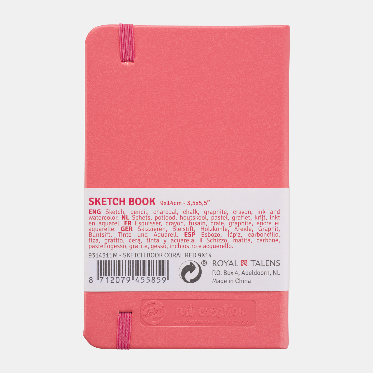 Skizzenbuch ROYAL TALENS Art Creation Coral 9 x 14 cm, 140 g, 80 Blatt