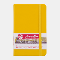 Talens Art Creation Skizzenbuch Golden Yellow 9 x 14 cm, 140 g, 80 Blatt - Hardcover