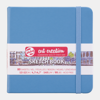 Skizzenbuch Talens Art Creation Light Blue 12 x 12 cm, 140 g, 80 Blatt