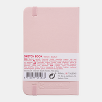 Skizzenbuch ROYAL TALENS Art Creation Pastel Pink 9 x 14 cm, 140 g, 90 Blatt, Hardcover