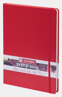 Skizzenbuch ROYAL TALENS Art Creation Red 21 x 29,7 cm 140 g 80 Blatt Hardcover
