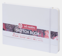 Skizzenbuch ROYAL TALENS Art Creation White 15 x 21 cm, 140 g, 80 Blatt