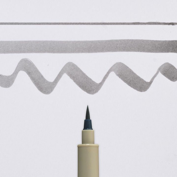 SAKURA Pigma Micron Fineliner dunkelgrau | verschiedene Strichstärken | brush