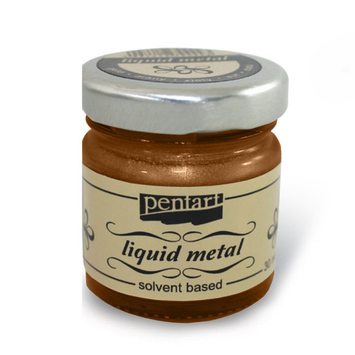 PENTART Flüssigmetall - 30 ml | verschiedene Farben | 21082 - bronse