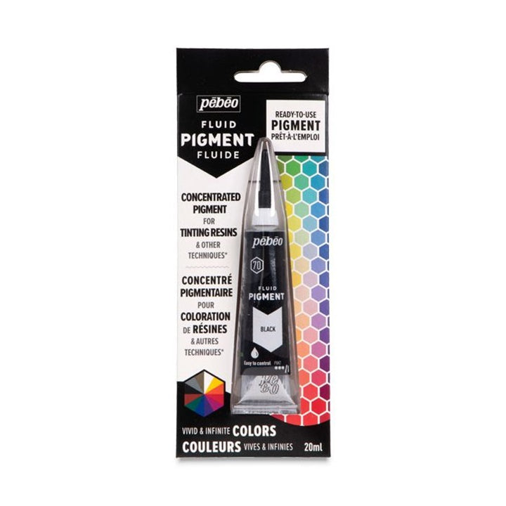 Pebeo Flüssigpigment 20 ml | verschiedene Farbtöne | schwarz