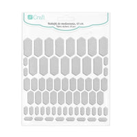 Textil-Sticker | Formen 1, 63-tlg. | ARTMIE