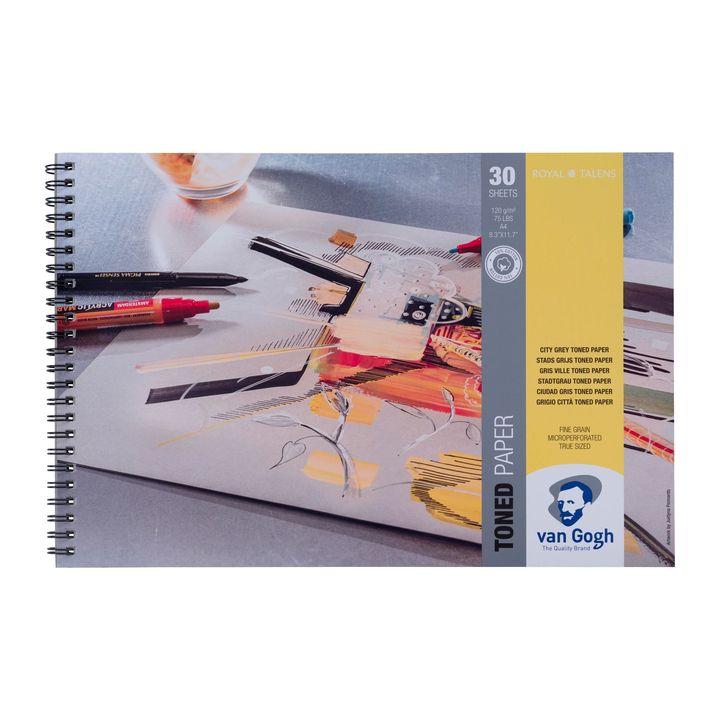Van Gogh getöntes Zeichenpapier City Grey | verschiedene Größen