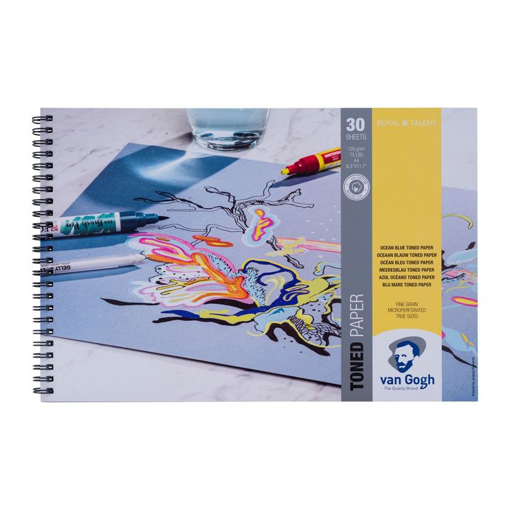Van Gogh Tönungspapier Ocean Blue | verschiedene Formate