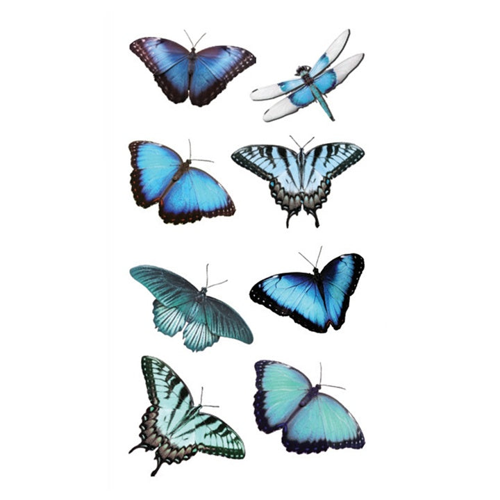 Transparente PVC-Sticker mit Schmetterlings-Motiven für Scrapbooking | ARTMIE