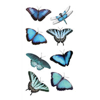 Transparente PVC-Sticker mit Schmetterlings-Motiven für Scrapbooking | ARTMIE