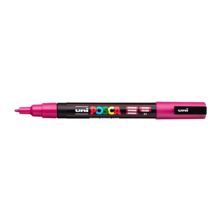 UNI POSCA Marker PC-3M in verschiedenen Farben für präzise Details | ARTMIE