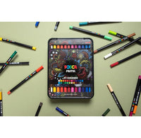 Posca KPA-100 24C Wachspastelle, Set, Farbmix