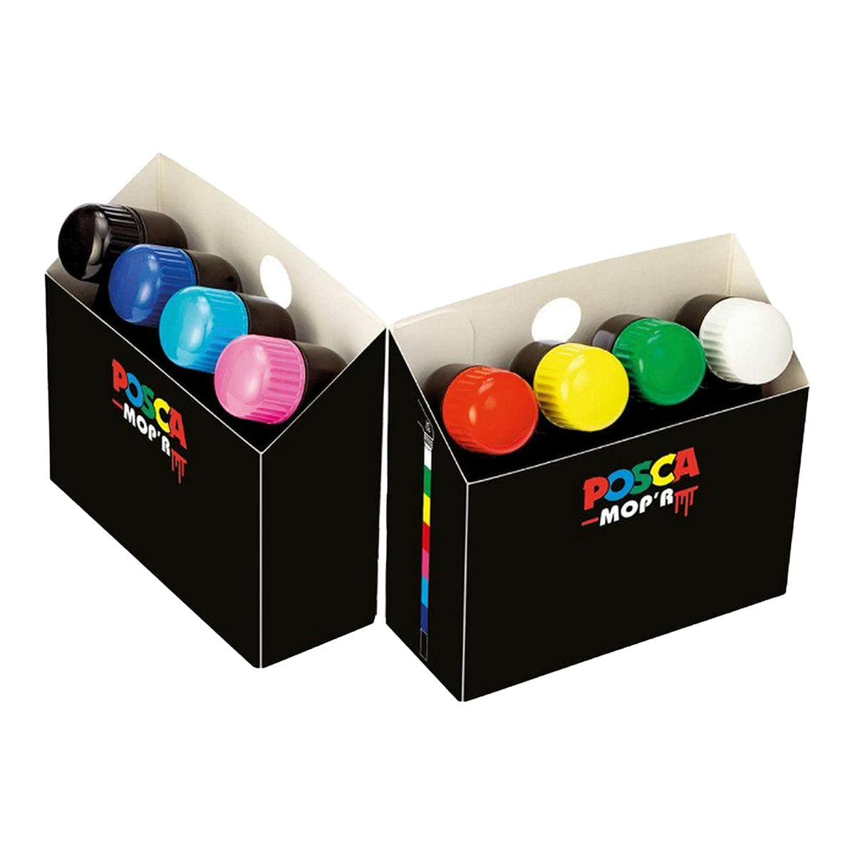 Posca PCM-22 8C MOP´R Marker-Set, 3 – 19 mm, Farbmix (8 Stk.)