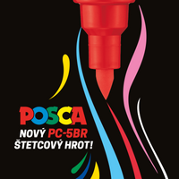 Posca Marker-Set PC-5BR, 1 – 4 mm, Grundfarben – 8 Stk.