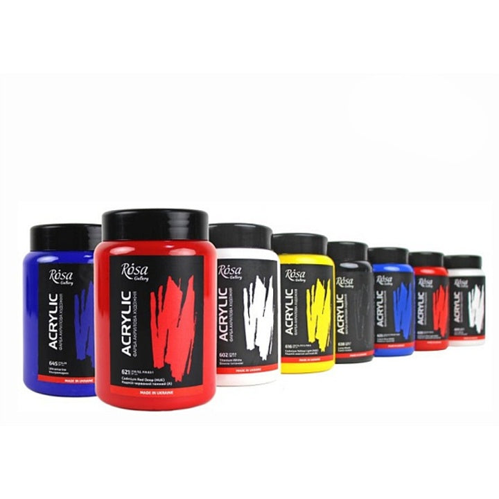 ROSA GALLERY Acrylfarbe, 400 ml – Titanweiß (602)